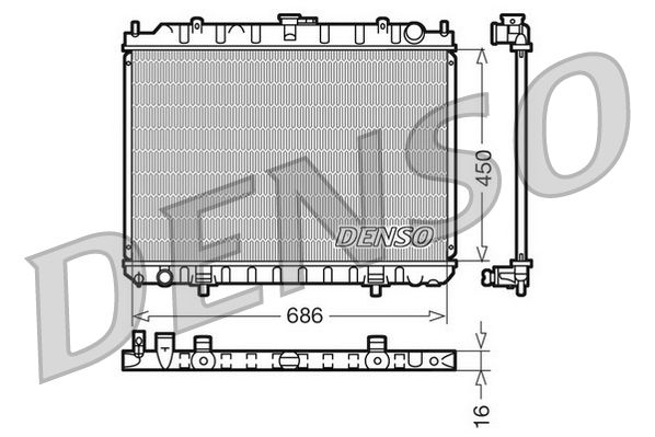 Denso Radiator DRM46023 - image 2