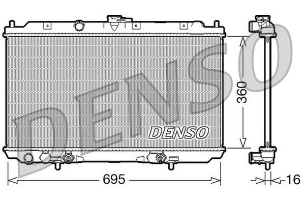 Denso Radiator DRM46024 - image 2