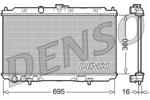 Denso Radiator DRM46027 - image 2