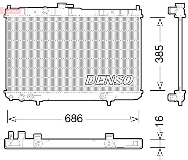 Denso Radiator DRM46035 - image 2