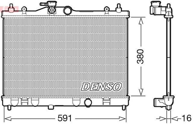 Denso Radiator DRM46040 - image 2