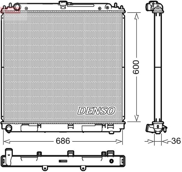 Denso Radiator DRM46041 - image 2