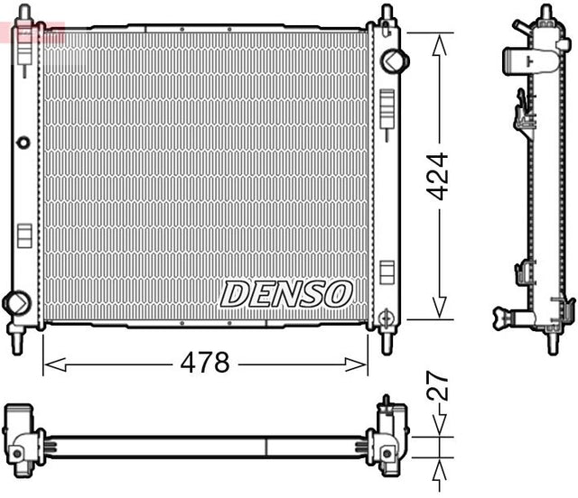 Denso Radiator DRM46044 - image 2