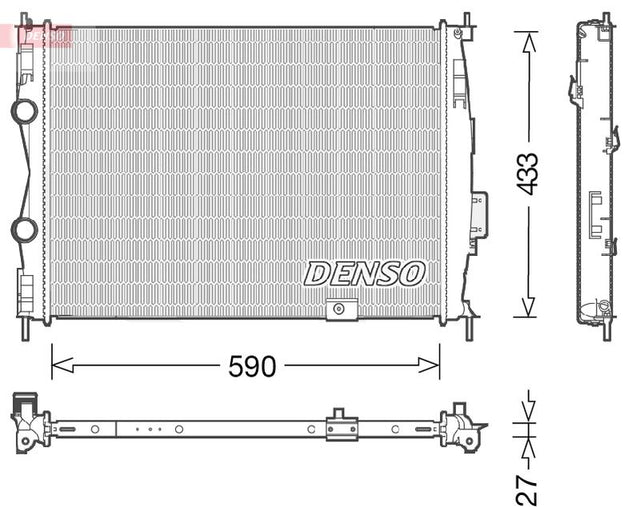 Denso Radiator DRM46051 - image 2
