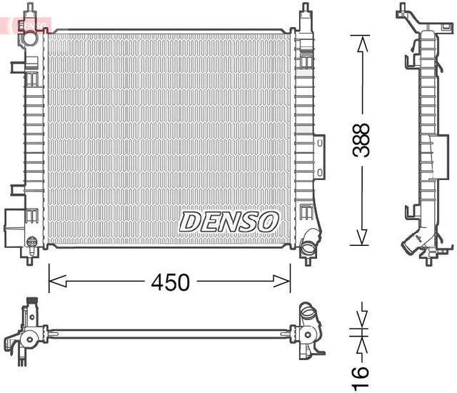 Denso Radiator DRM46054 - image 2
