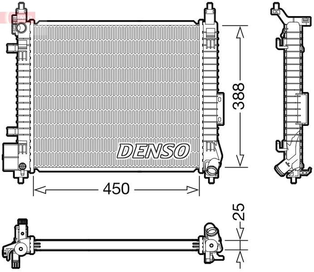 Denso Radiator DRM46061 - image 2