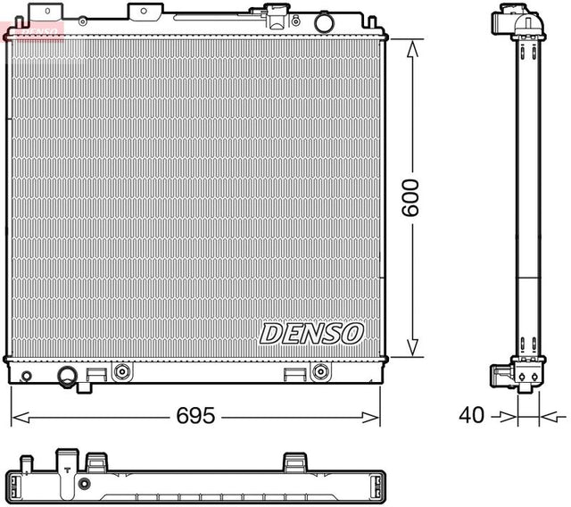 Denso Radiator DRM46068 - image 2