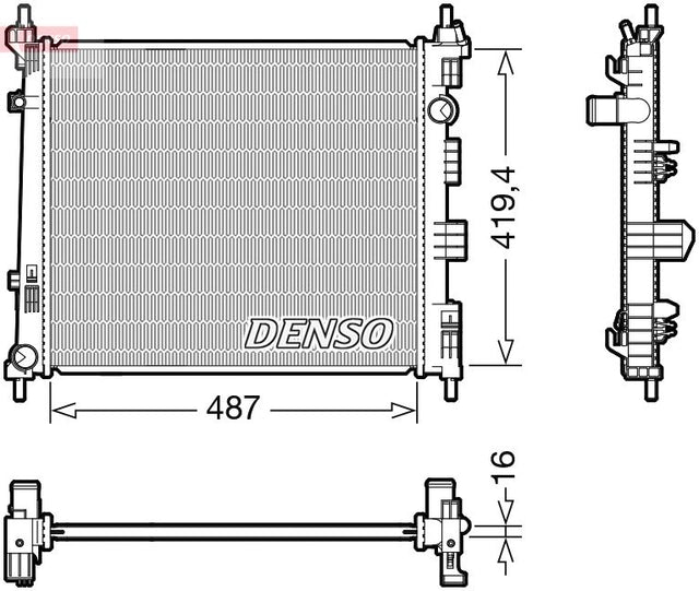 Denso Radiator DRM46069 - image 2