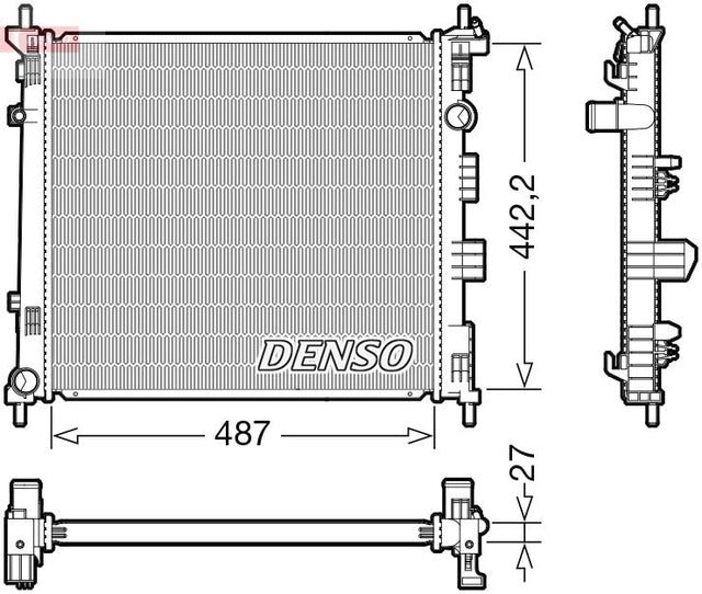 Denso Radiator DRM46070 - image 2