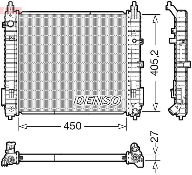 Denso Radiator DRM46071 - image 2