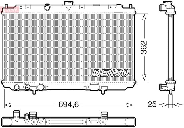 Denso Radiator DRM46073 - image 2