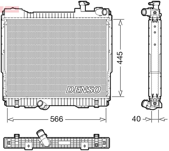 Denso Radiator DRM46074 - image 2