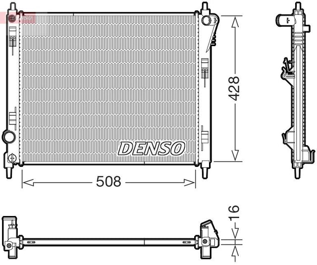 Denso Radiator DRM46075 - image 2