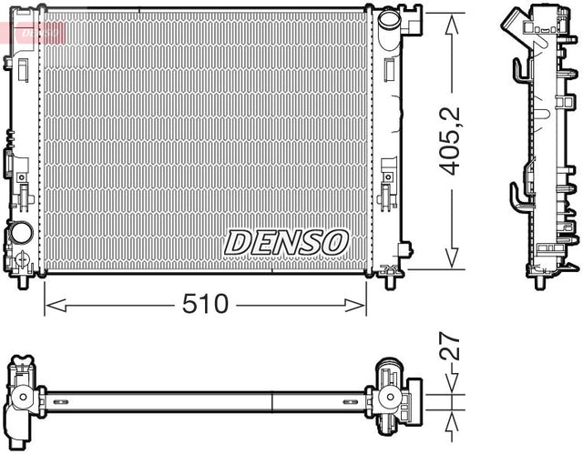 Denso Radiator DRM46076 - image 2