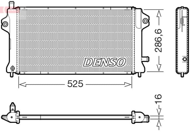 Denso Radiator DRM46077 - image 2