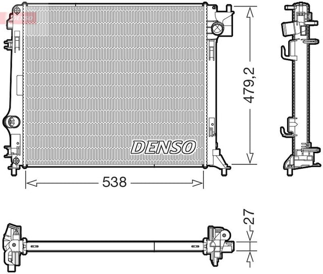 Denso Radiator DRM46080 - image 2