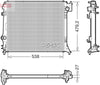 Denso Radiator DRM46080 thumbnail