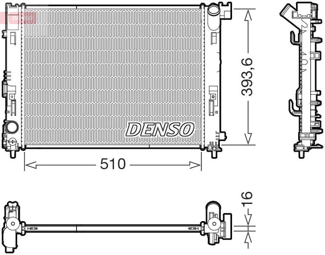 Denso Radiator DRM46103 - image 2
