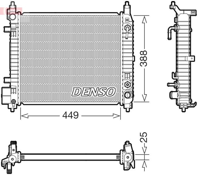 Denso Radiator DRM46104 - image 2