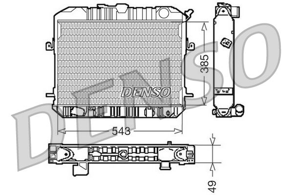 Denso Radiator DRM46200 - image 2