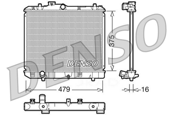 Denso Radiator DRM47004 - image 2