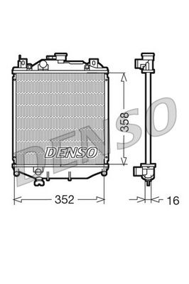 Denso Radiator DRM47005 - image 2