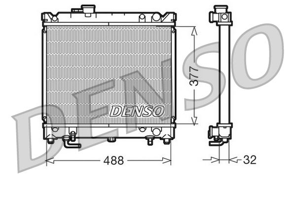 Denso Radiator DRM47010 - image 2