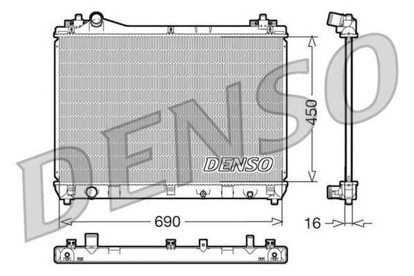 Denso Radiator DRM47011 - image 2