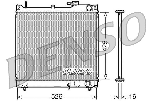 Denso Radiator DRM47015 - image 2