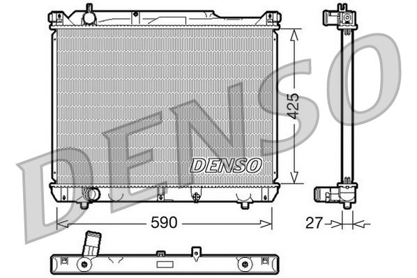 Denso Radiator DRM47019 - image 2