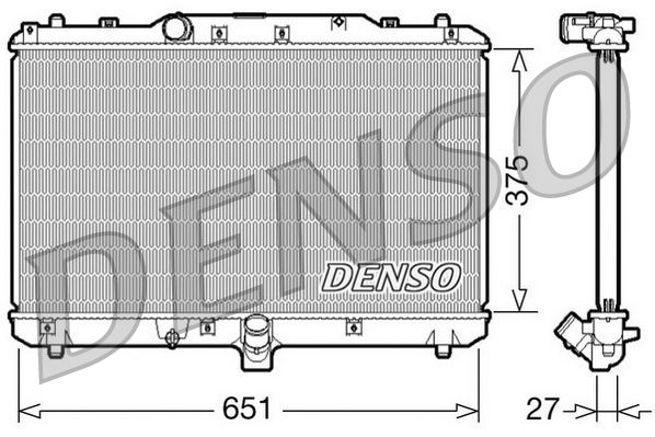 Denso Radiator DRM47022 - image 2