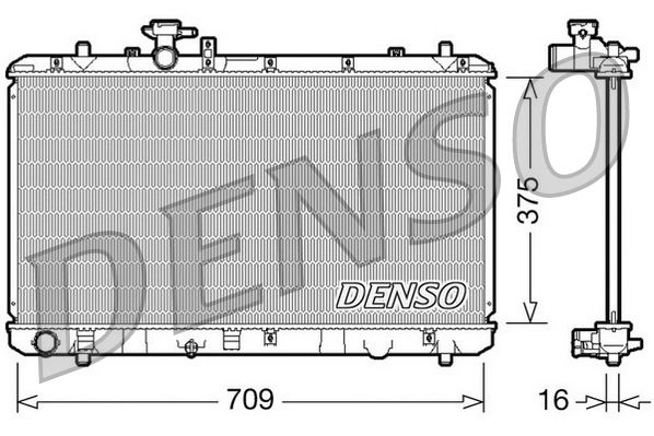 Denso Radiator DRM47023 - image 2