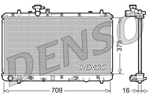 Denso Radiator DRM47024 - image 2