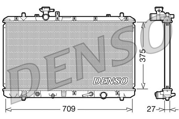 Denso Radiator DRM47025 - image 2