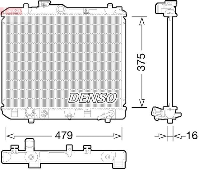 Denso Radiator DRM47028 - image 2
