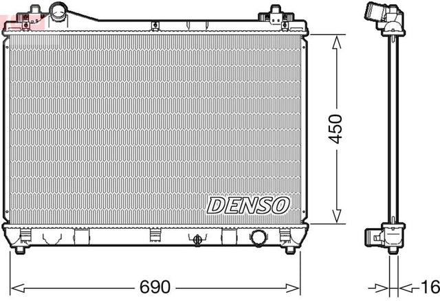 Denso Radiator DRM47031 - image 2