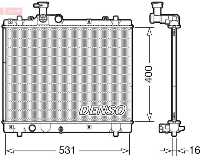 Denso Radiator DRM47034 - image 2