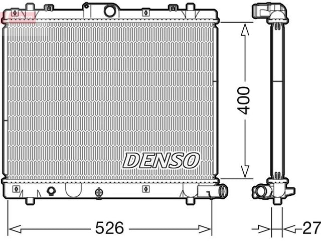 Denso Radiator DRM47036 - image 2