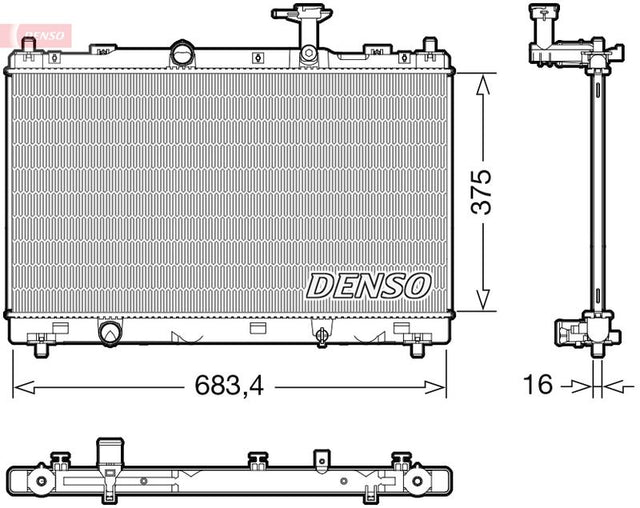 Denso Radiator DRM47038 - image 2