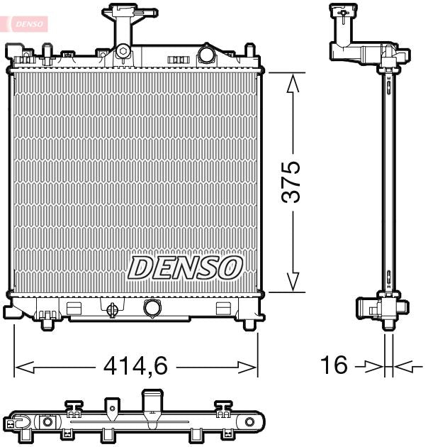 Denso Radiator DRM47040 - image 2