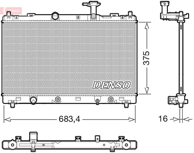 Denso Radiator DRM47041 - image 2