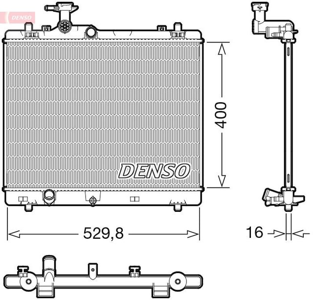 Denso Radiator DRM47043 - image 2