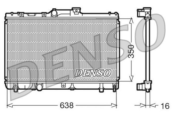 Denso Radiator DRM50013 - image 2