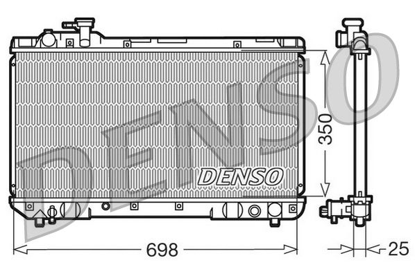 Denso Radiator DRM50020 - image 2