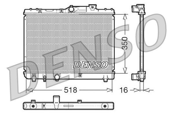 Denso Radiator DRM50029 - image 2
