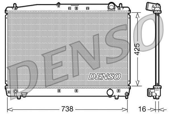 Denso Radiator DRM50033 - image 2