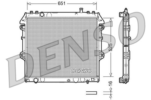 Denso Radiator DRM50038 - image 2