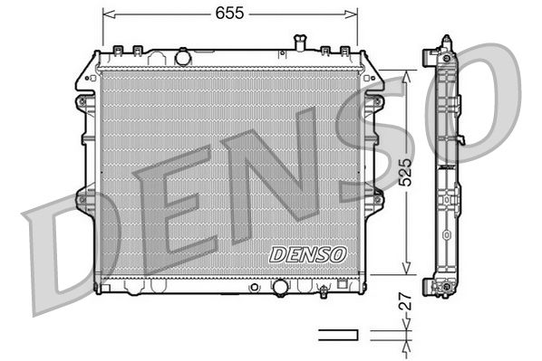 Denso Radiator DRM50039 - image 2