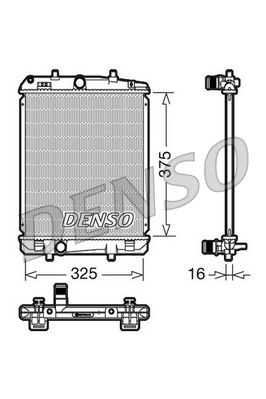 Denso Radiator DRM50040 - image 2