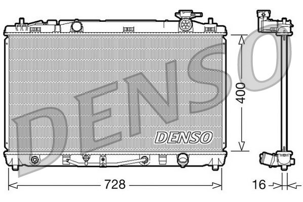 Denso Radiator DRM50042 - image 2